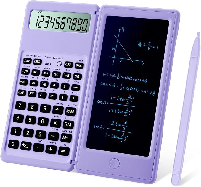 IPepul Scientific Calculators for Students, 10-Digit Large Screen, Math Calculator with Notepad, ... | Amazon (US)
