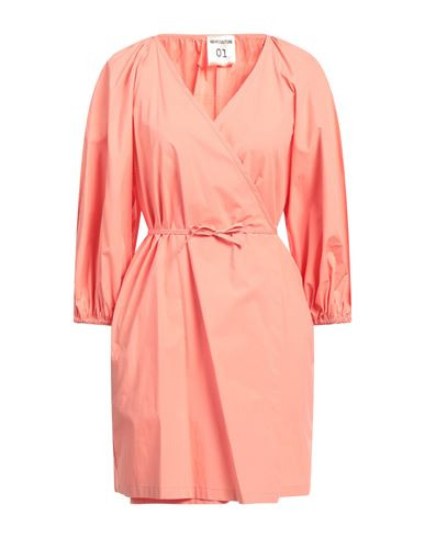 Semicouture Woman Mini dress Salmon pink Size 2 Cotton | YOOX (US)