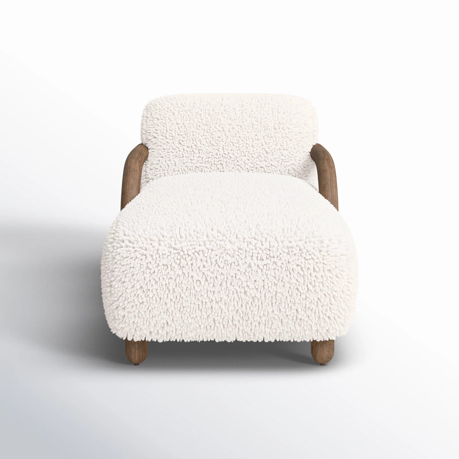 Risco Shearling Chaise Lounge | Joss & Main