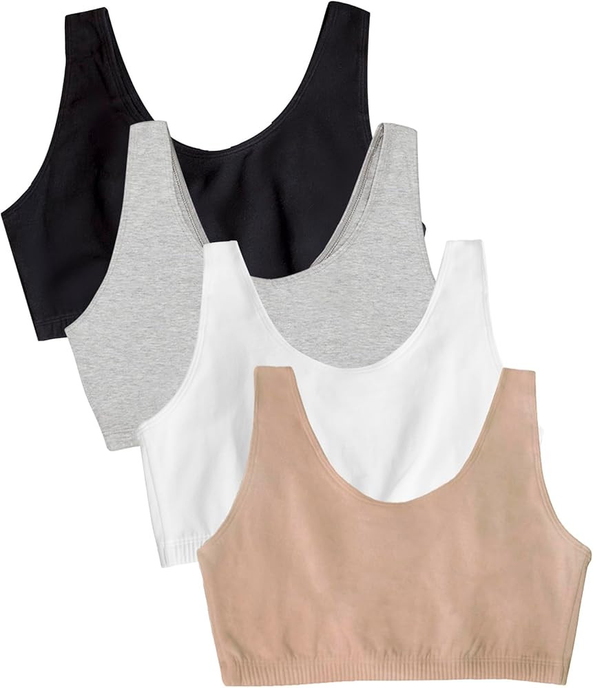 Fruit of The Loom Women's Multi-Pack Tank Top Style Sports Bra | Amazon (US)