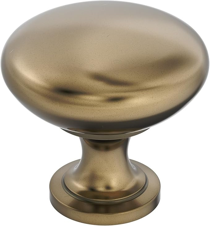 Amerock | Cabinet Knob | Burnished Brass | 1-1/4 inch (32 mm) Diameter | Edona | Drawer Knob | Ca... | Amazon (US)