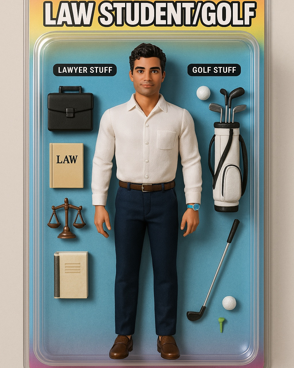 My son Ken's doll with ChatGPT 😂 fun!! And me 😁
Law student/ golf player 
Real estate agent 

#LTKMens #LTKFamily #LTKWorkwear