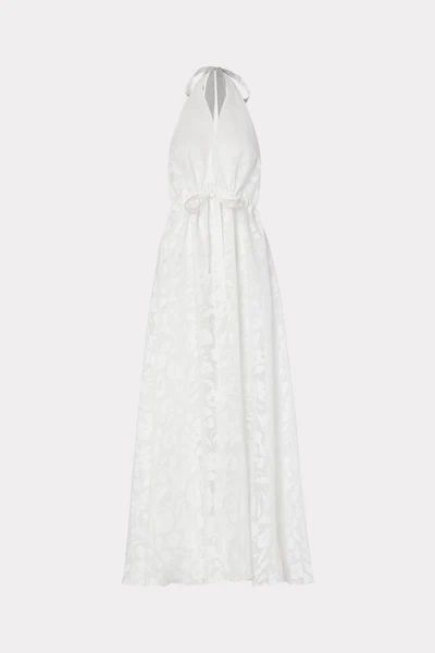 Dominque Burnout Floral Maxi Dress | MILLY
