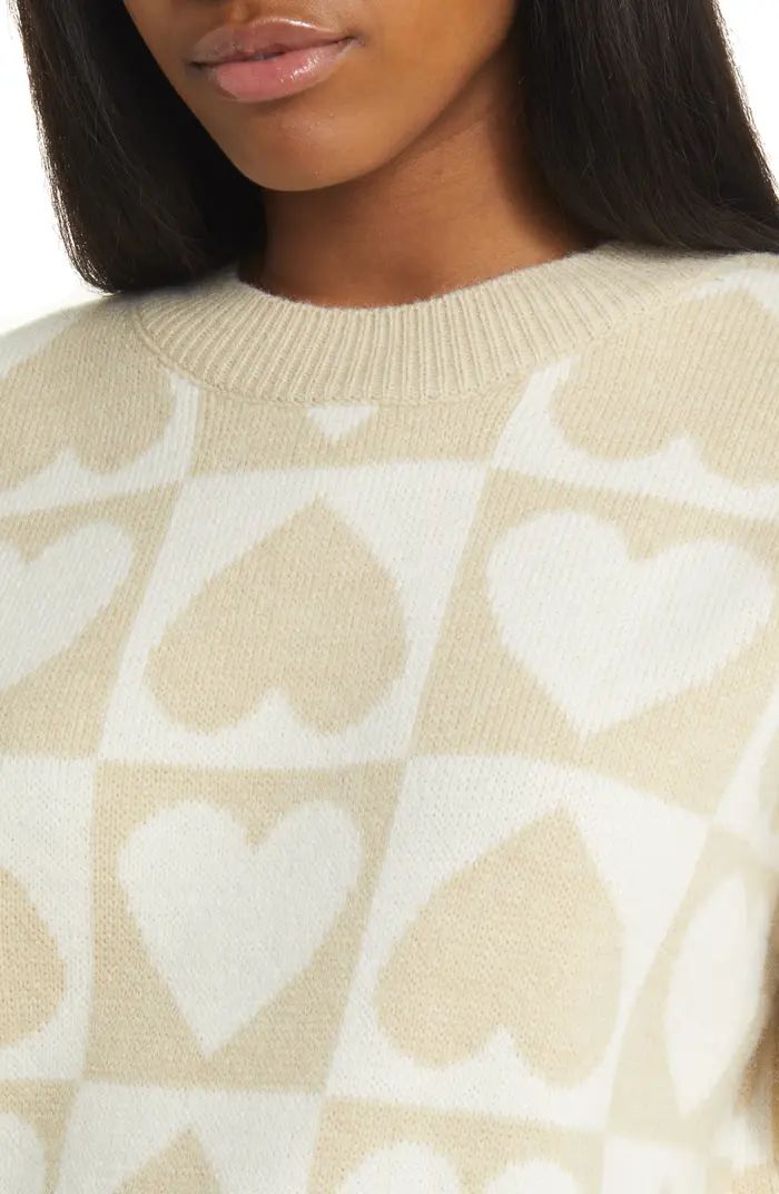 Heart Jacquard Sweater | Nordstrom