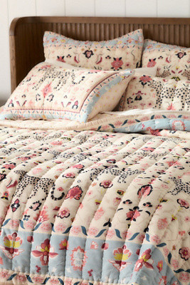 100% Cotton Voile Printed Quilt Collection | Anthropologie (US)