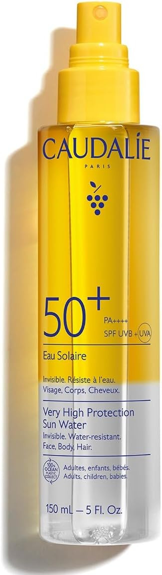 Caudalie Very High Protection Sun Water SPF50+, Invisible Sunscreen Spray for Face & Body, Suitab... | Amazon (UK)