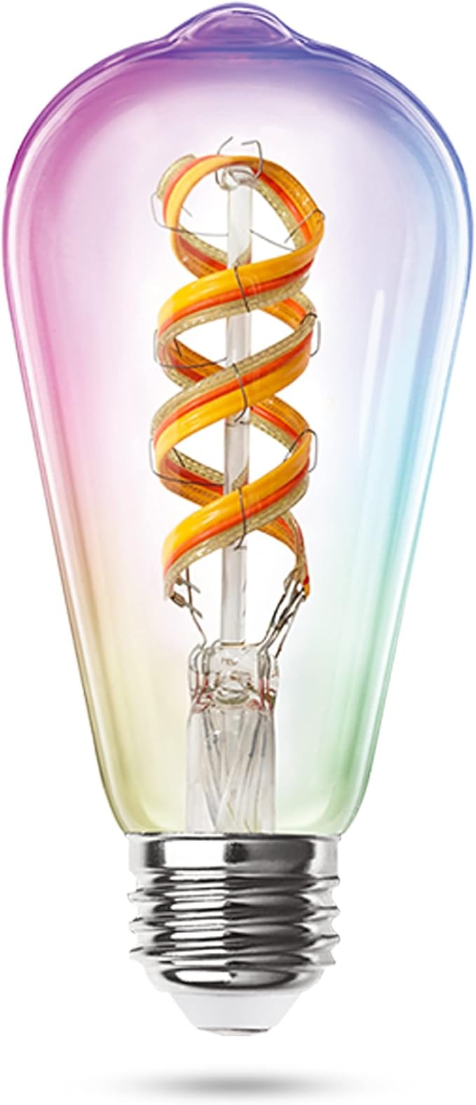 Brightech Smart LED Light Bulb - Dimmable, Color Changing ST19 Bluetooth WiFi Bulb - Alexa and Go... | Amazon (US)