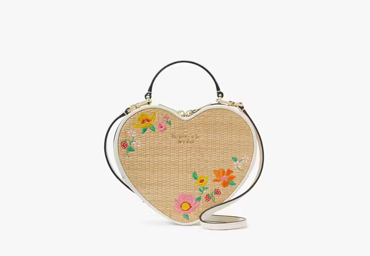 Love Shack Rattan Heart Crossbody | Kate Spade Outlet