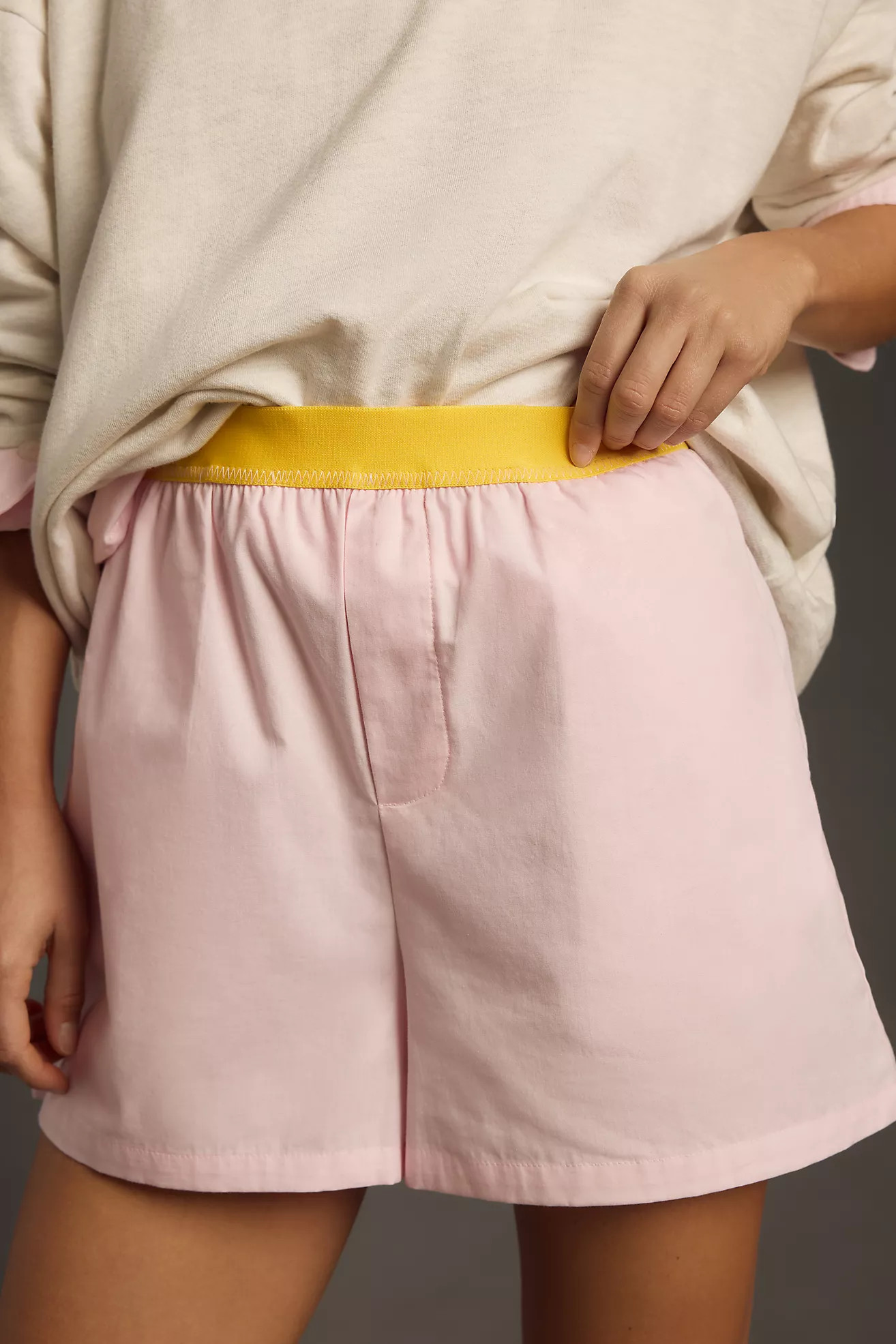 By Anthropologie Colorblock Boxer Shorts | Anthropologie (US)