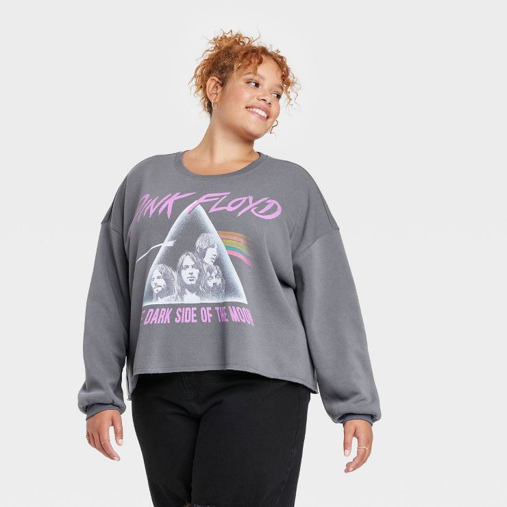 Women's Pink Floyd Graphic Sweatshirt - Gray | Target