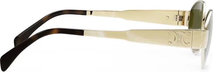 CELINE Triomphe 54mm Oval Sunglasses | Nordstrom | Nordstrom