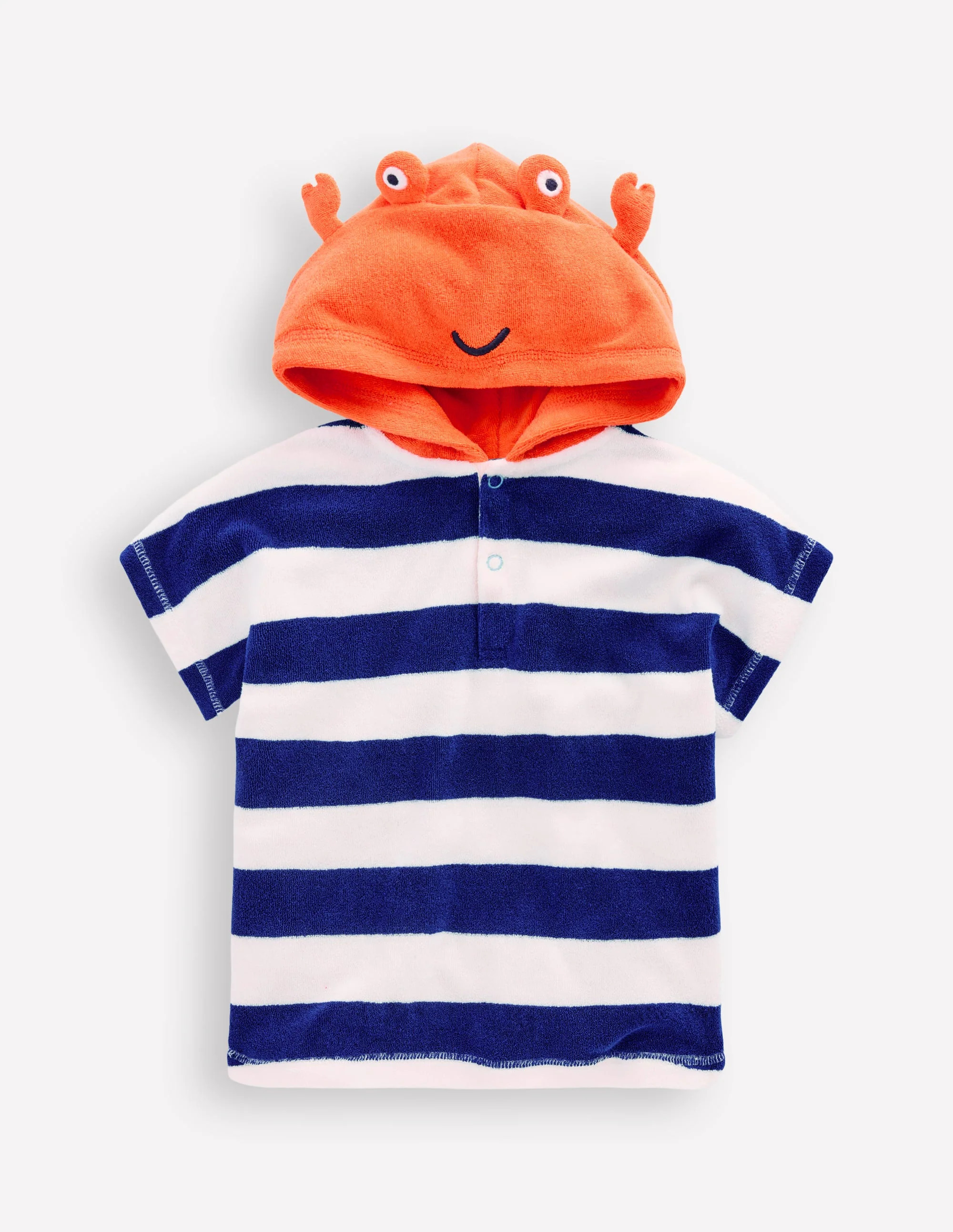 Novelty Towelling Throw-on-Blue Crab | Boden (US)