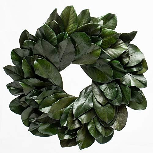 Richland Preserved Magnolia Wreath 17" Home Wedding Rustic Decor | Amazon (US)