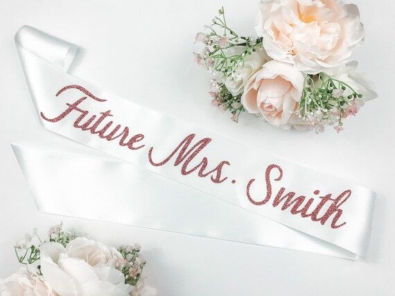 Bride Sash Bride to Be Sash Future MRS. Sash Bachelorette - Etsy | Etsy (US)