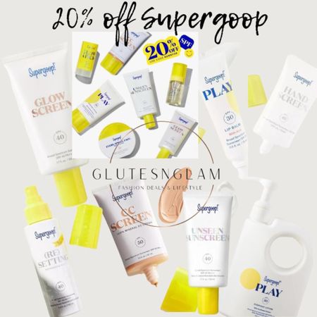 Supergoop sunscreen is on sale 20% off! My top two favorites would be the unseen sunscreen and the glow oil. All of their products are so good you can’t go wrong  

#LTKSeasonal #LTKSaleAlert #LTKFindsUnder50