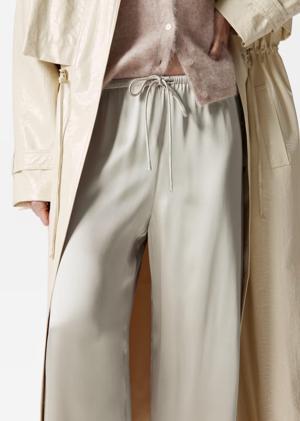 Drawstring Satin Trousers | & Other Stories UK