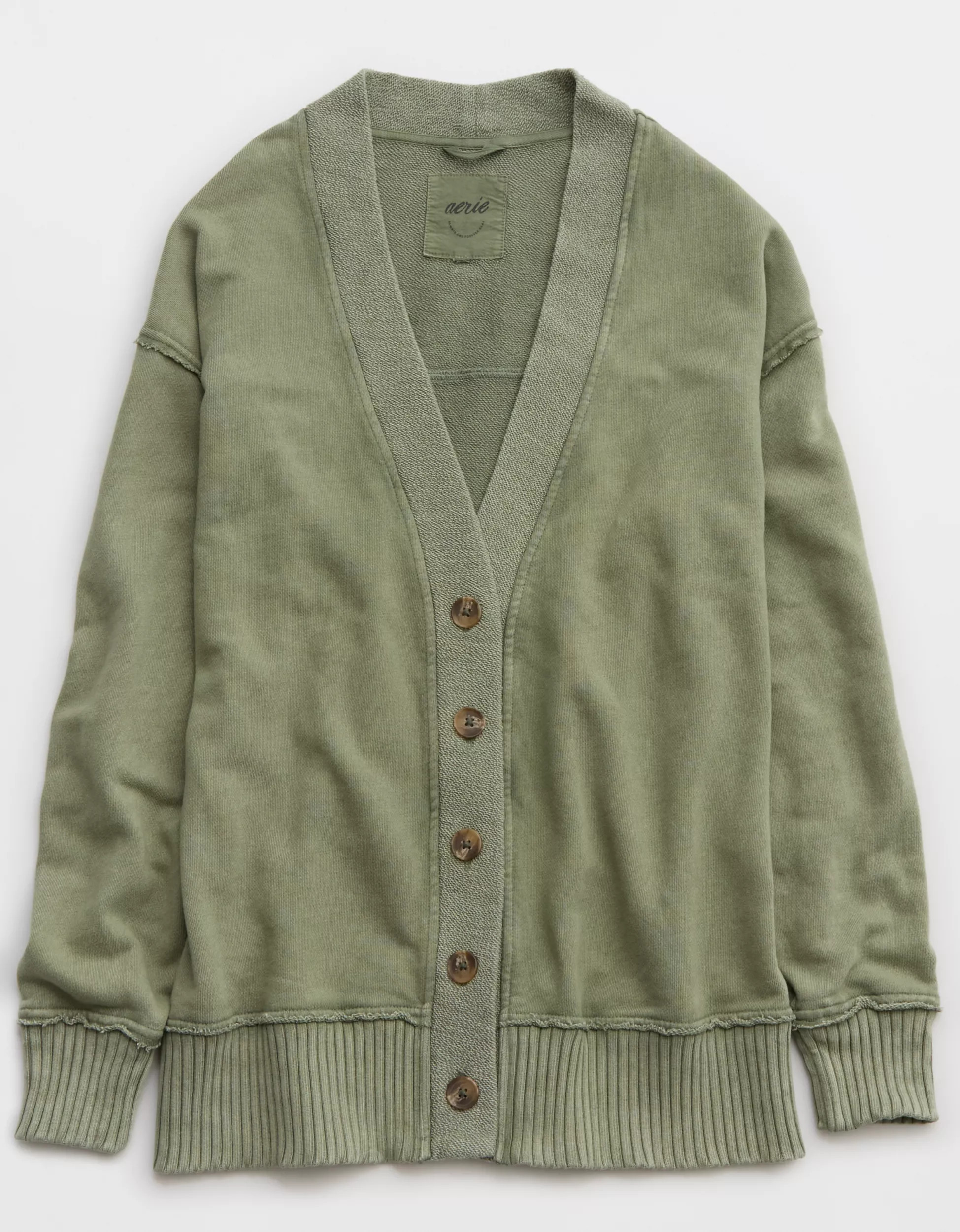Aerie Fleece Cardigan | American Eagle Outfitters (US & CA)