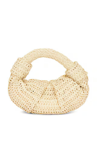 Raffia Lopsy Bag in Milk | Revolve Clothing (Global)