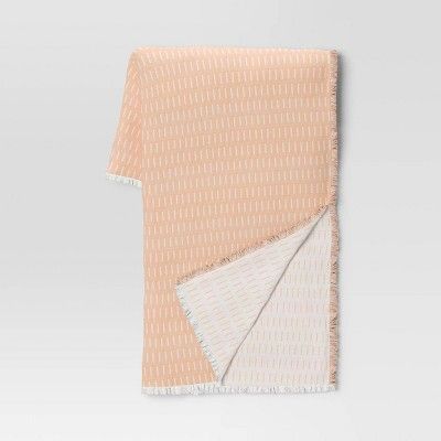 Dash Throw Blanket Orange/Ivory - Threshold™ | Target