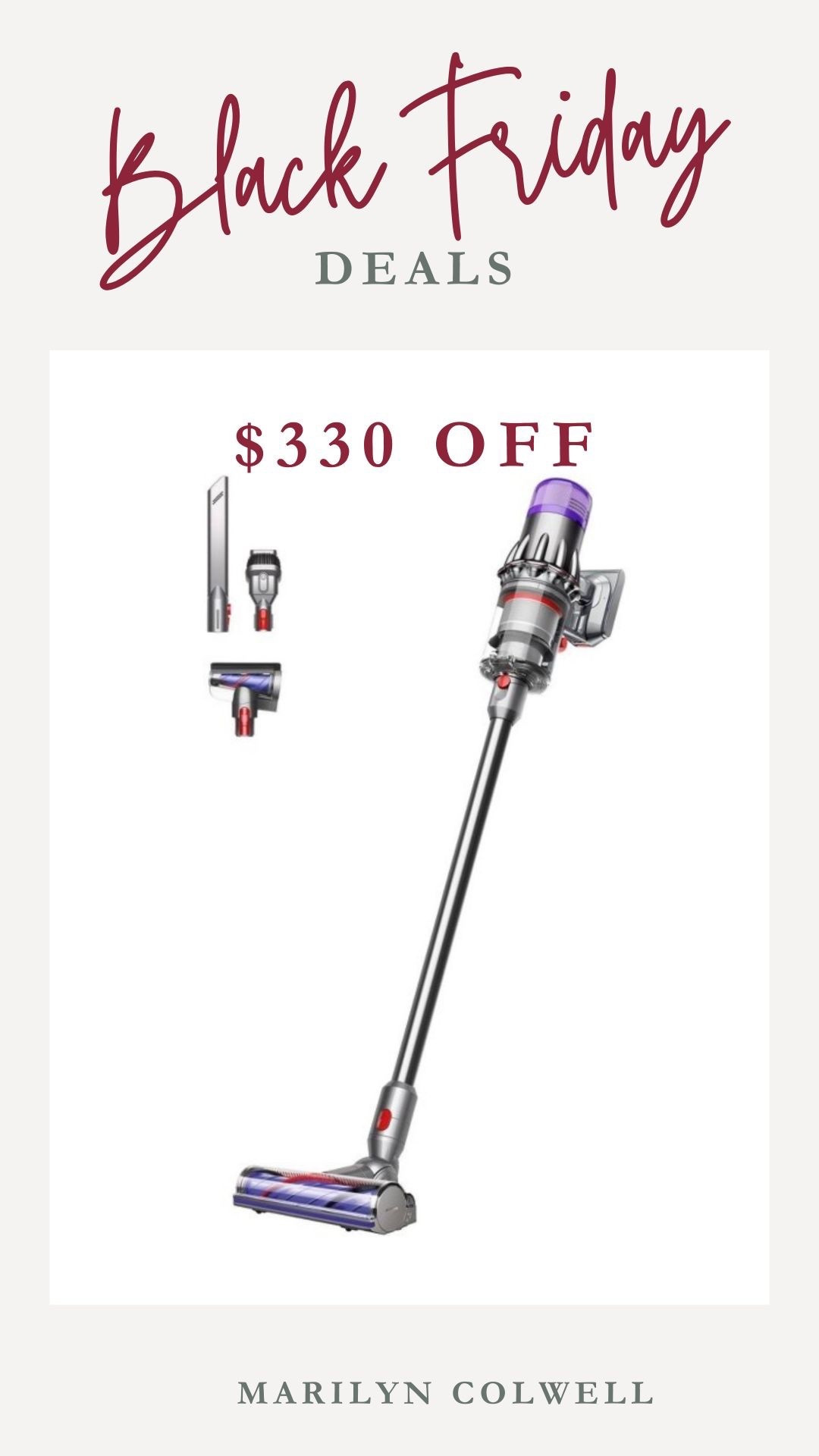 $330 off the Dyson V9 for Black Friday
 
Gifts for them, gifts for her, housewarming, Christmas

#LTKCyberWeek #LTKSaleAlert #LTKHoliday