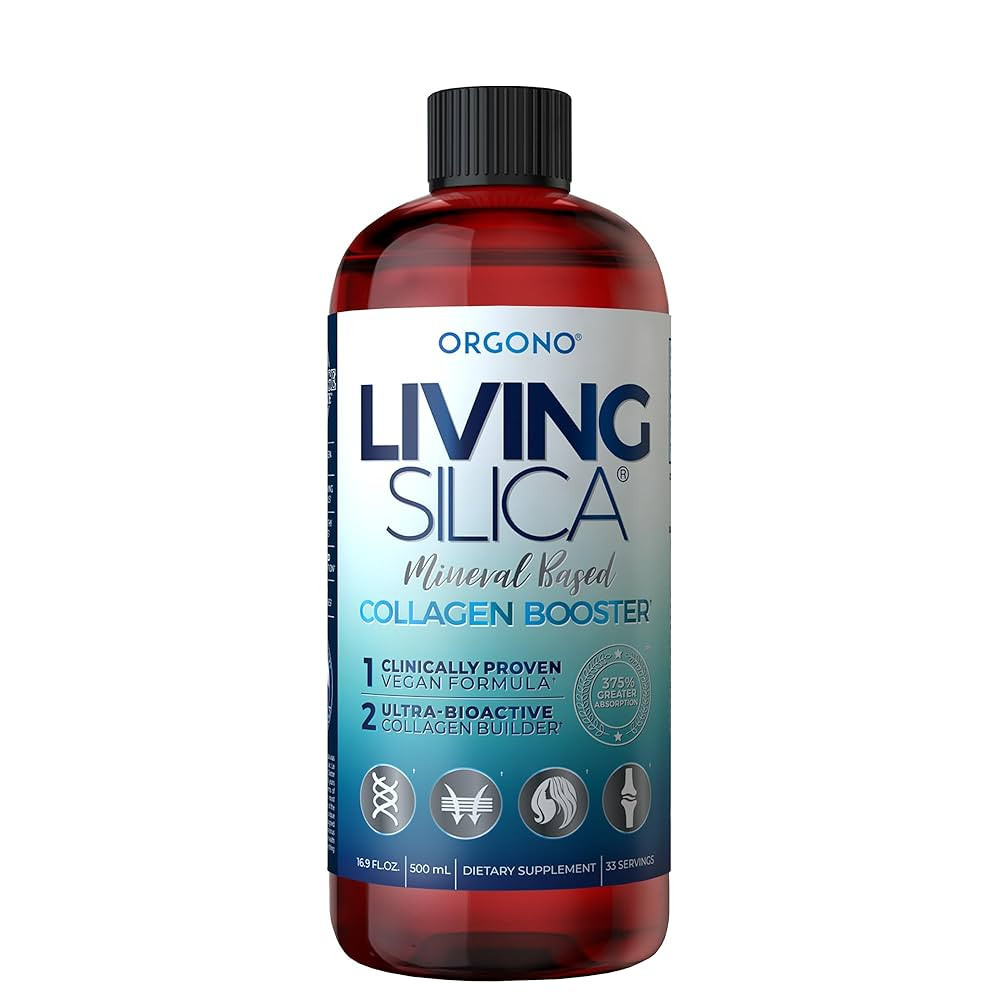 Orgono Living Silica Collagen Booster | Vegan Mineral-Based Silica Supplement | Supports Healthy ... | Amazon (US)