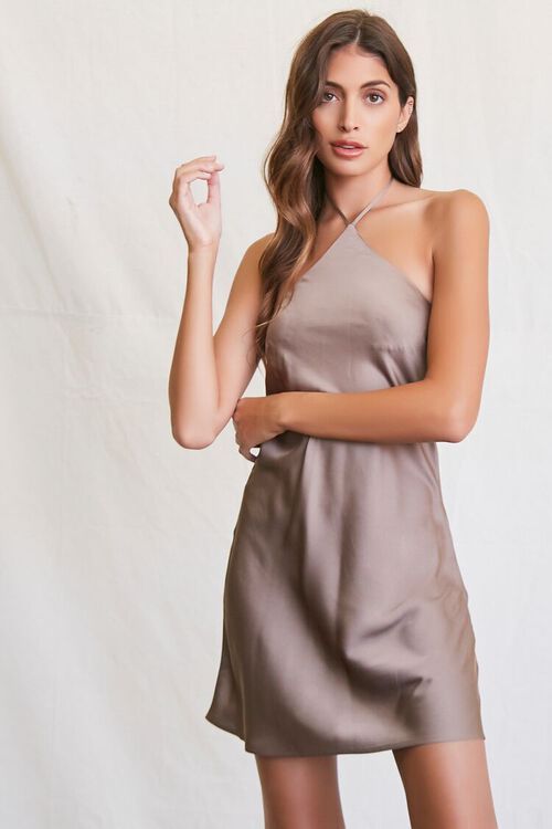 Satin Halter Slip Dress | Forever 21 (US)