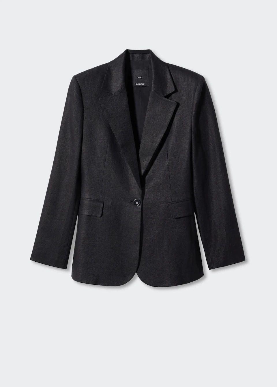 100% linen suit blazer | MANGO (US)