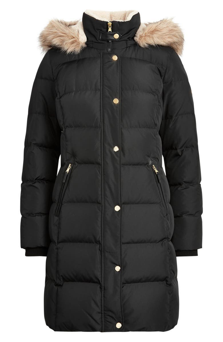 Faux Fur Trim Down Puffer Coat | Nordstrom