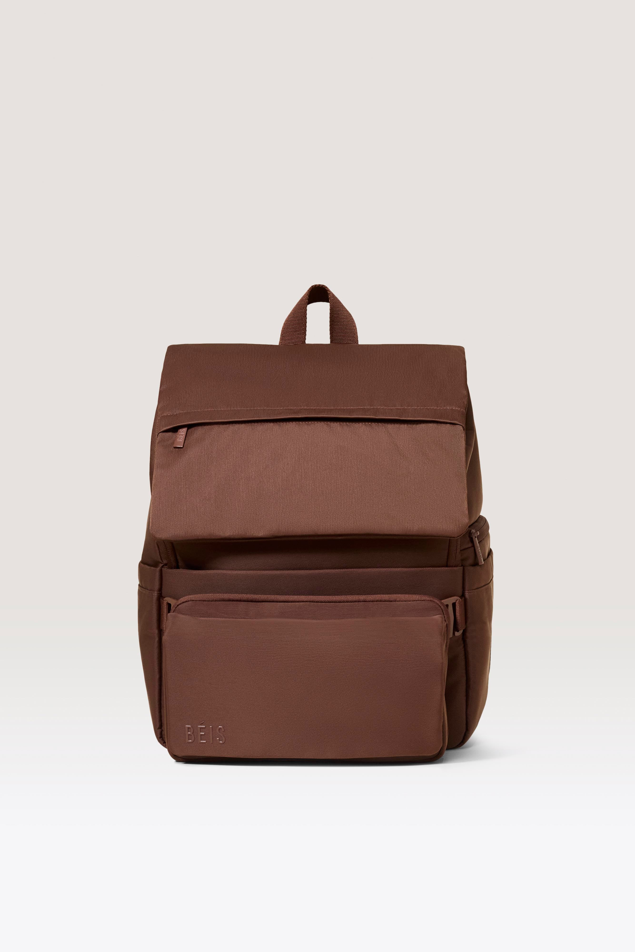 B\u00c9IS \u2018The Ultimate Diaper Backpack\u2019 in Maple - Brown Diaper Bag Backpack | BEIS