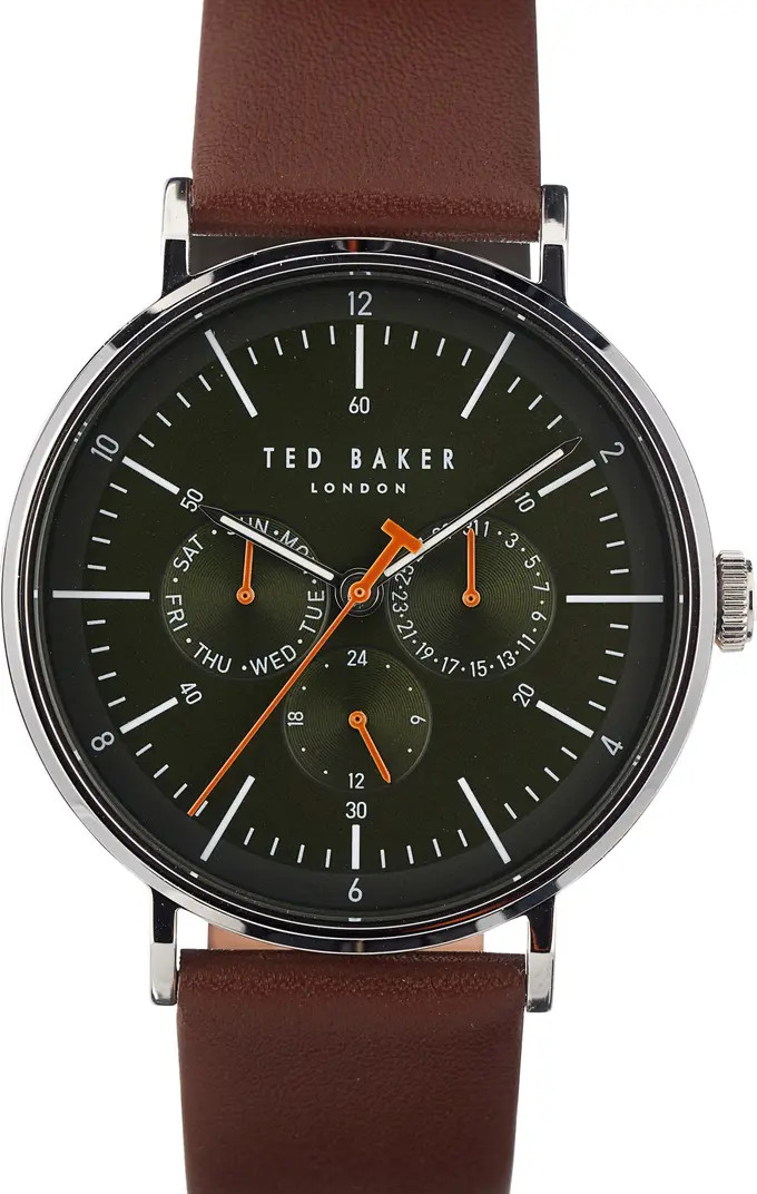 Timeless Leather Strap Watch, 20mm | Nordstrom