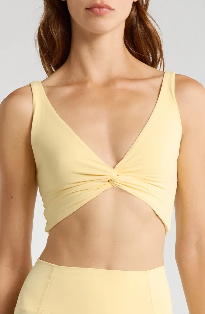 FP Movement Never Better Twist Front Sports Bra | Nordstrom