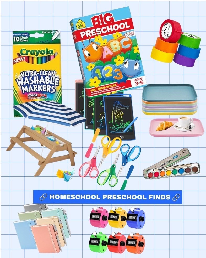 Our go-to homeschool preschool finds! ✂️📚✏️

#LTKKids #LTKHome #LTKFindsUnder100
