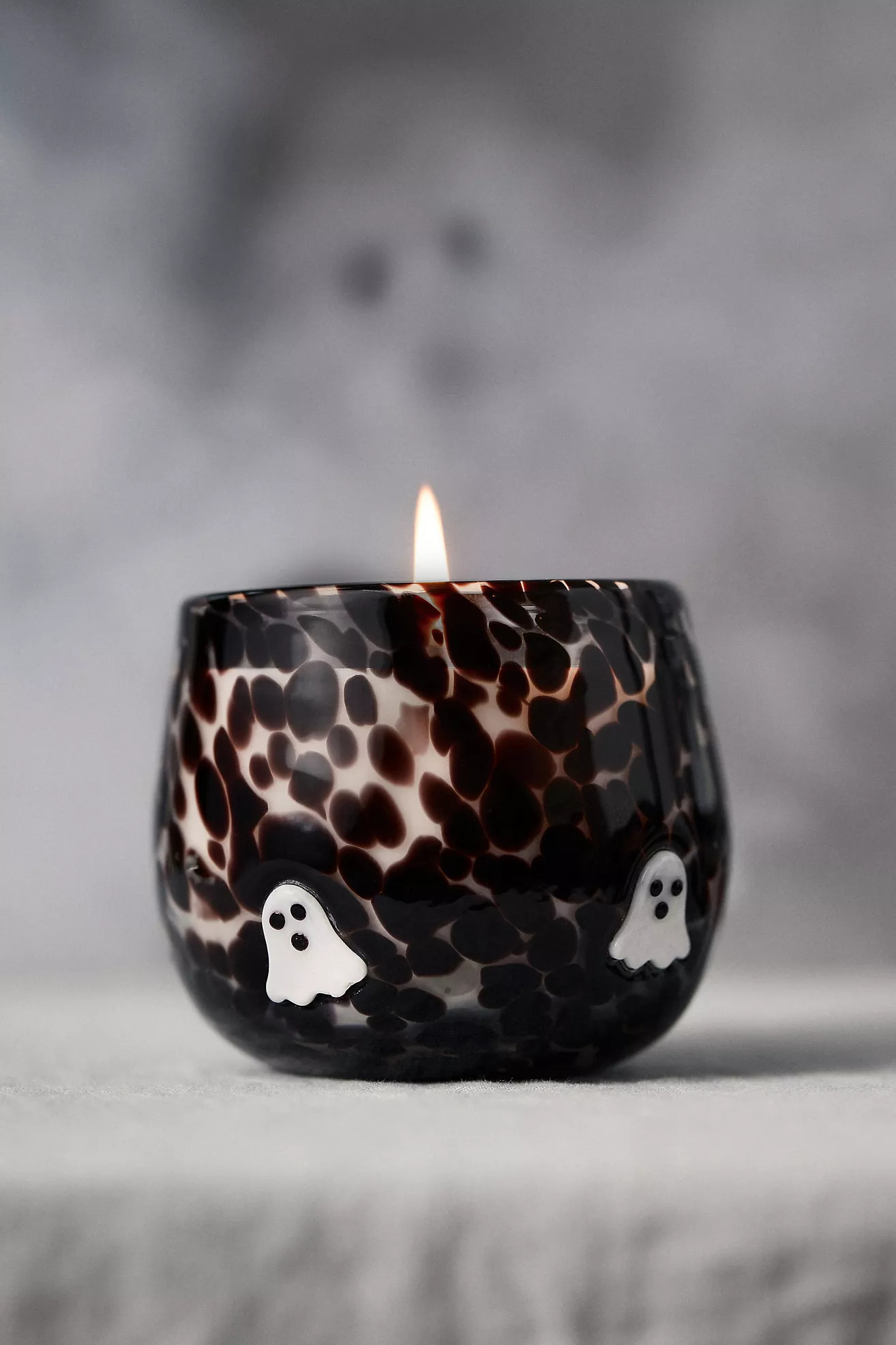 Mystic Confetti Icon Palo Santo & Saffron Glass Candle | Anthropologie (US)