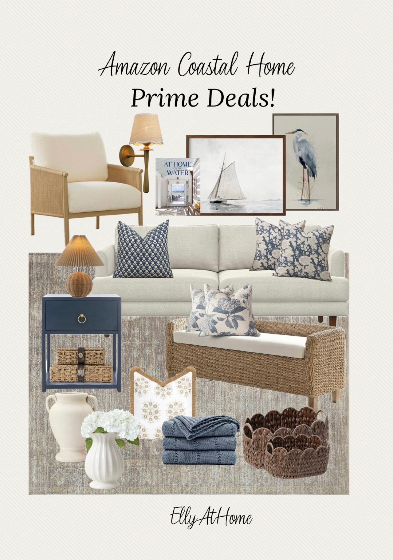 Amazon Prime Day deals!Amazon coastal home styling for a summer home! Shop rugs, pillows, artwork, home decor accessories, bench, sofa, table and more! Amazon home finds, free shipping.

#LTKHome #LTKSaleAlert