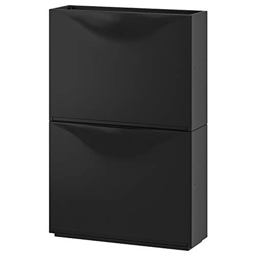 Ikea Trones Storage Shoe Cabinet, 52x39 cm , Black | Amazon (US)