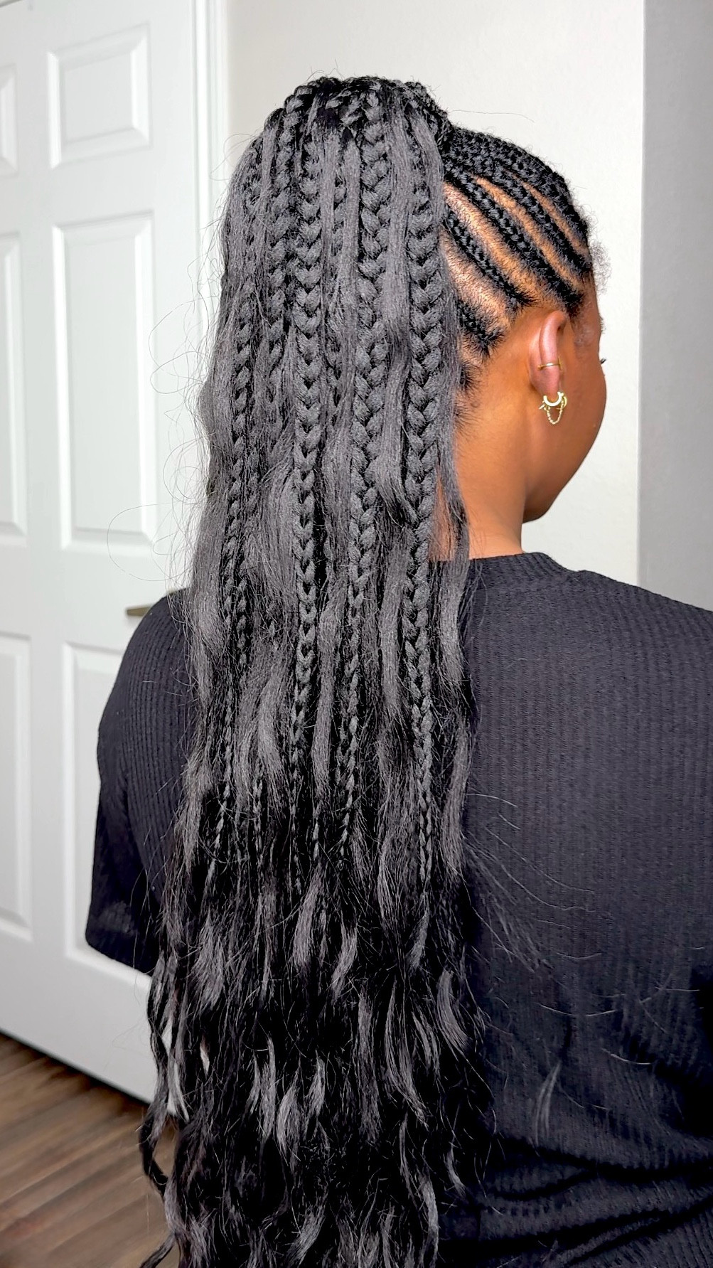 Quick and easy way to switch up your hair from day look to night look! 

Hair used
Outre Pretty Quick Pony, Boho box braids, 32 inches, color 1b, premium synthetic fiber.



Imagine it’s a Friday, you’re done with work and you’re about to head out for a night out? Would you try this look?

#LTKgrwm #LTKdayinmylife #LTKBeauty