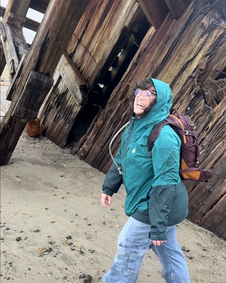 pesuta shipwreck in haida gwaii! this boat crashed here in 1928

in the coastal rainforests of BC, waterproof gear is EVERYTHING!! waterproof hiking boots, rain jacket, and waterproof backpack are non negotiables for me, and these are some of my favourite items

this osprey backpack is the PERFECT hiking day pack. it’s 14L, super comfy to wear, and has tons of pockets! it kept all my stuff nice and dry during the windy rains at the shipwreck 

this mountain hardware rain shell is absolutely perfect. it’s light and breathable and doesnt make that horrible rain jacket sound, and keeps me impressively dry for how light and packable it is

hiking boots that aren’t waterproof are a WASTE, literally worthless imo lmao. these scarpa boots are gortex, which is about as waterproof as you can get 

#LTKActive #LTKTravel #LTKFitness