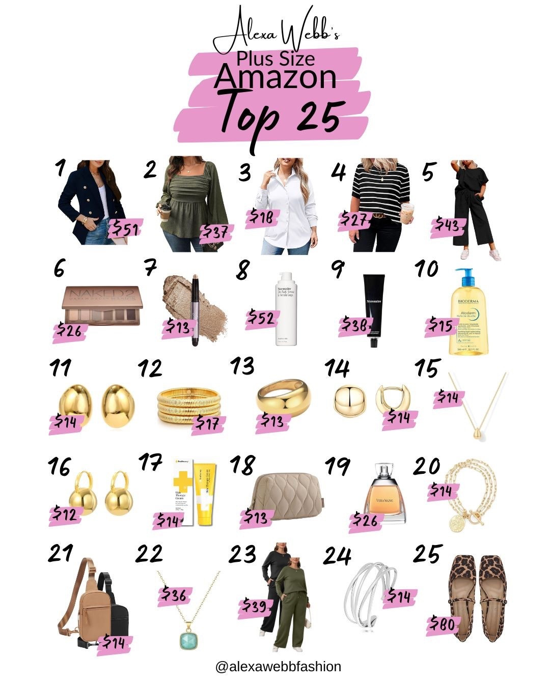 Plus Size Amazon Top 25 - October 2025 - These are the best selling Amazon items from my plus size blog for the month of October 2025. Alexa Webb #plussize

#LTKMidsize #LTKStyleTip #LTKPlusSize