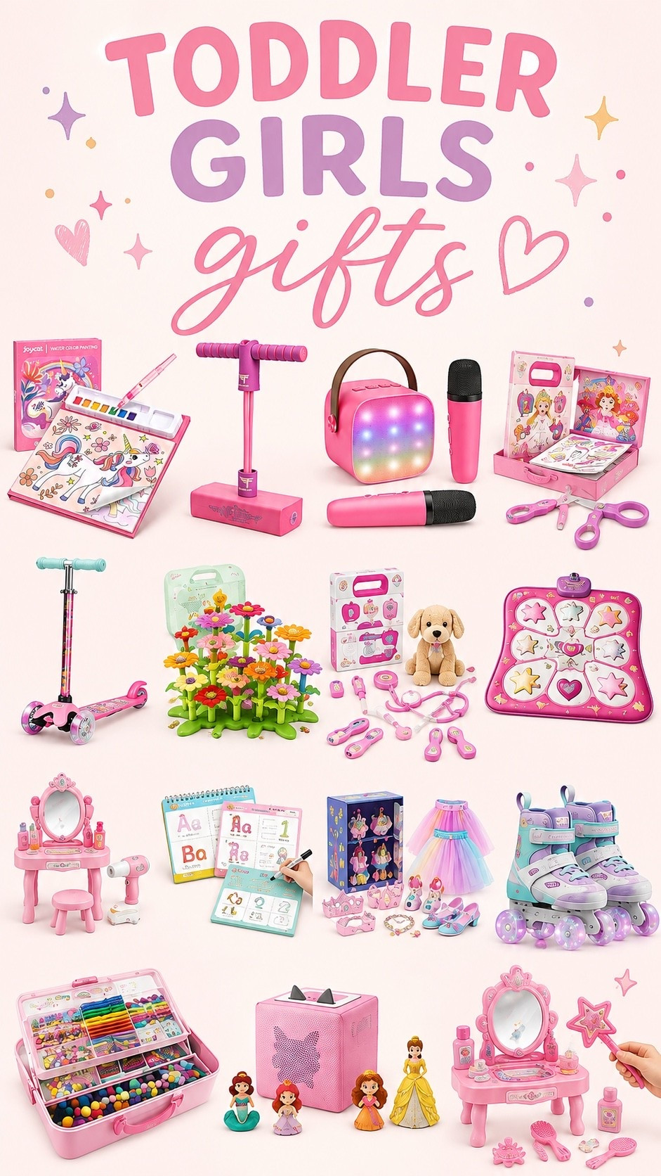 Toddler girl gift ideas ⭐️🦄🧜‍♀️🎤🛴🩰🎊💞 #LTKbday #LTKgiftideas #LTKtoddlergirls #LTKtoddler #LTKgirls #LTKtoddlers #LTK2yearold #LTK3yearold