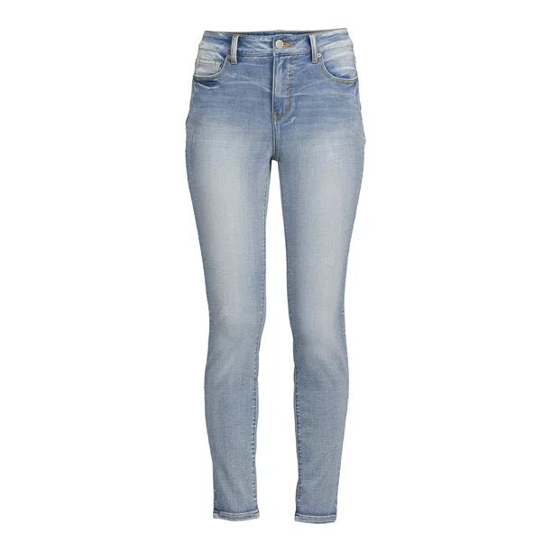 Time and Tru Women's High Rise Skinny Jean - Walmart.com | Walmart (US)