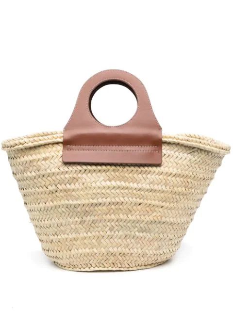 woven-straw tote bag | Farfetch (US)