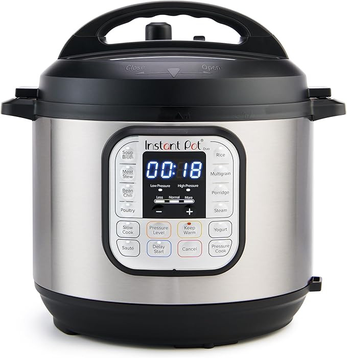 Instant Pot Duo 7-in-1 Electric Pressure Cooker, Slow Cooker, Rice Cooker, Steamer, Sauté, Yogur... | Amazon (US)