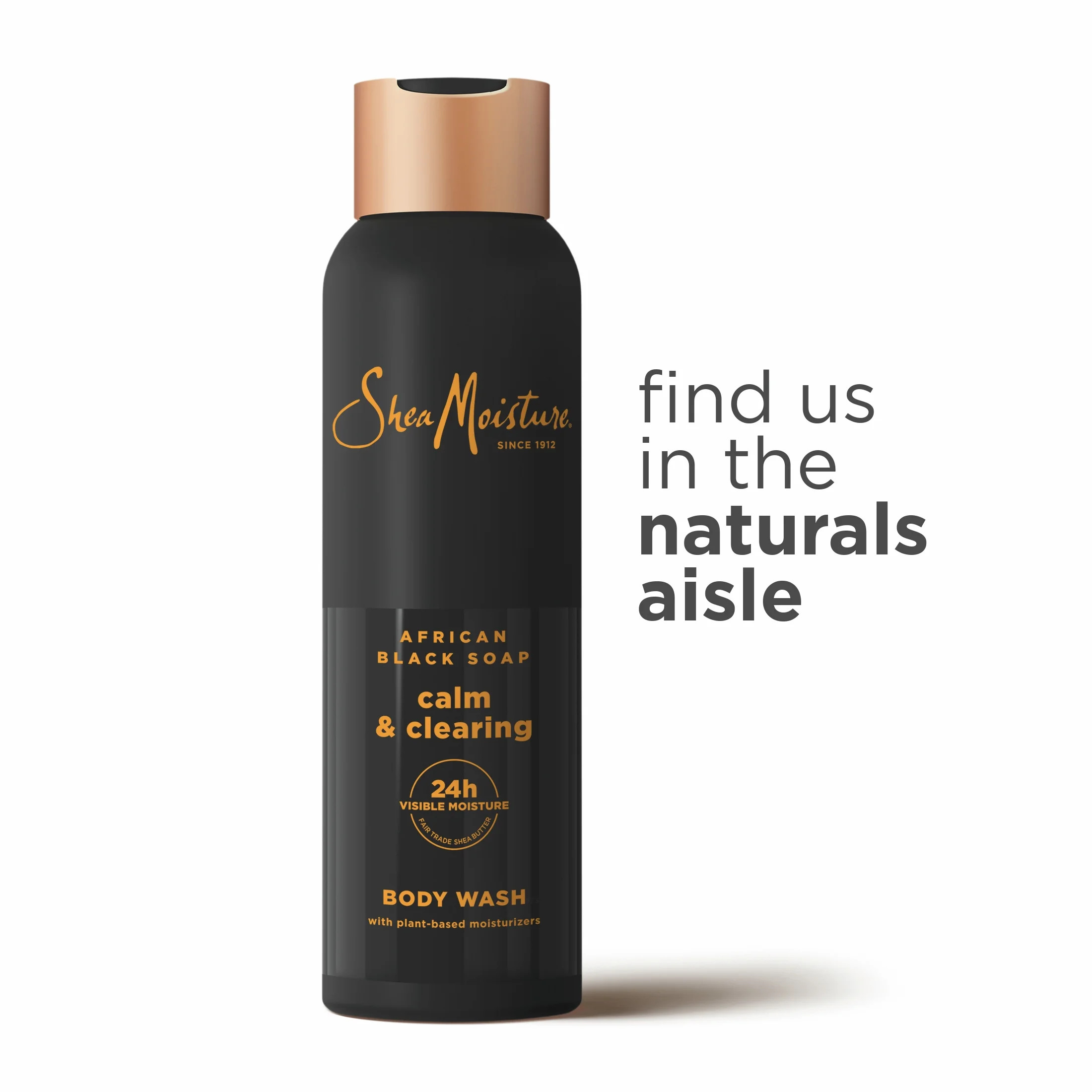 SheaMoisture Body Wash for Women African Black Soap Calm and Clearing, 18 oz | Walmart (US)