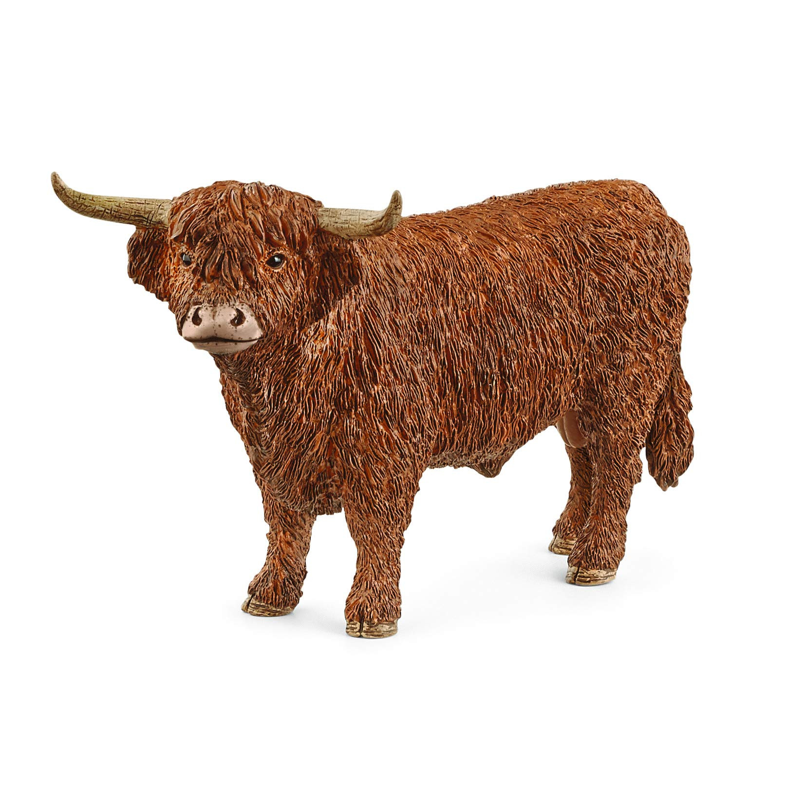Schleich Farm World Realistic Highland Bull Cow Animal Figurine - Highly Detailed and Durable Far... | Amazon (US)