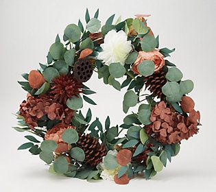 Simply Stunning Vintage Fall Wreath byJanine Graff | QVC