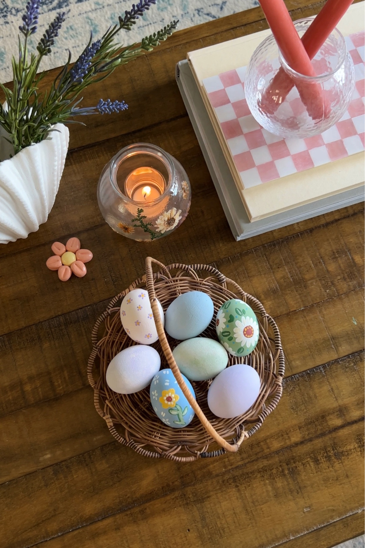 I hand painted wooden eggs this year for the sweetest spring decor. Such a fun and easy craft 🥚🌸

#LTKHome #LTKSeasonal #LTKFindsUnder50