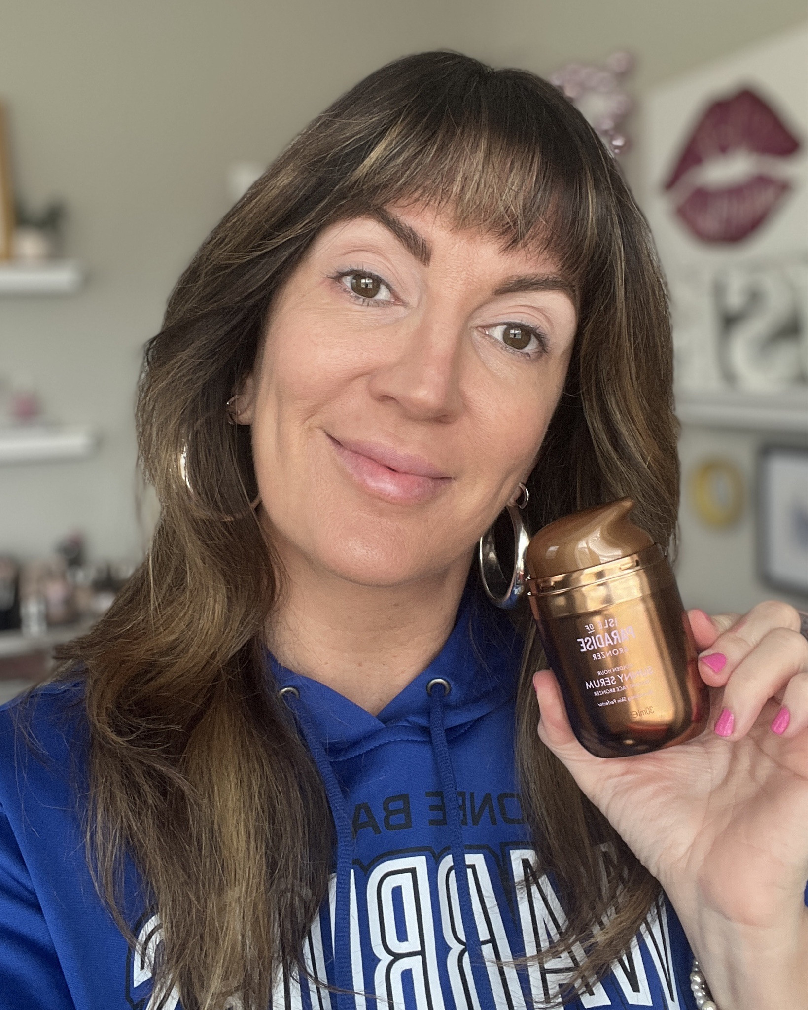 👉🏼Swipe for the before. I am in love with these sunny drops! No sparkle, just sheer warmth I can mix in with just moisturizer or even foundation. 

#LTKgrwm #LTKmorningroutine #LTKBeauty