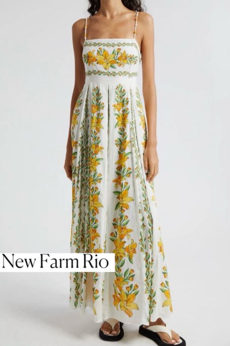 Farm Rio dress
Dress

Summer outfit 
Summer dress 
Vacation outfit
Vacation dress
Date night outfit
#Itkseasonal
#Itkover40
#Itku