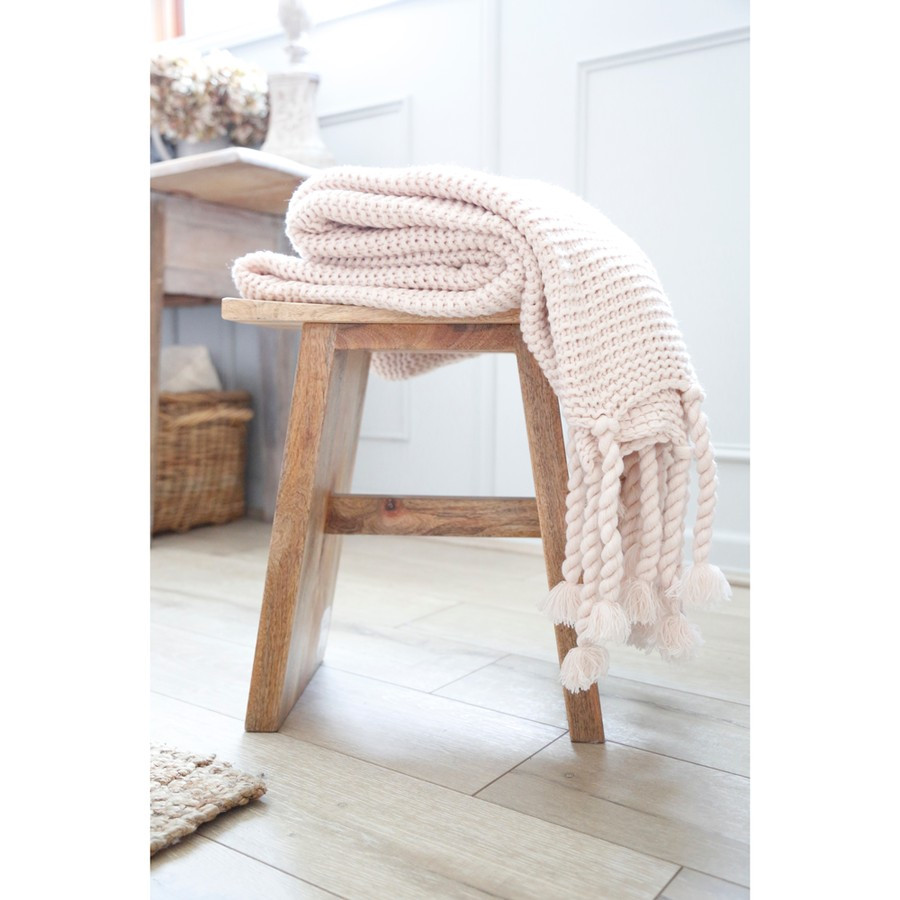 Tessa Oversized Throw - Blush | Megan Molten