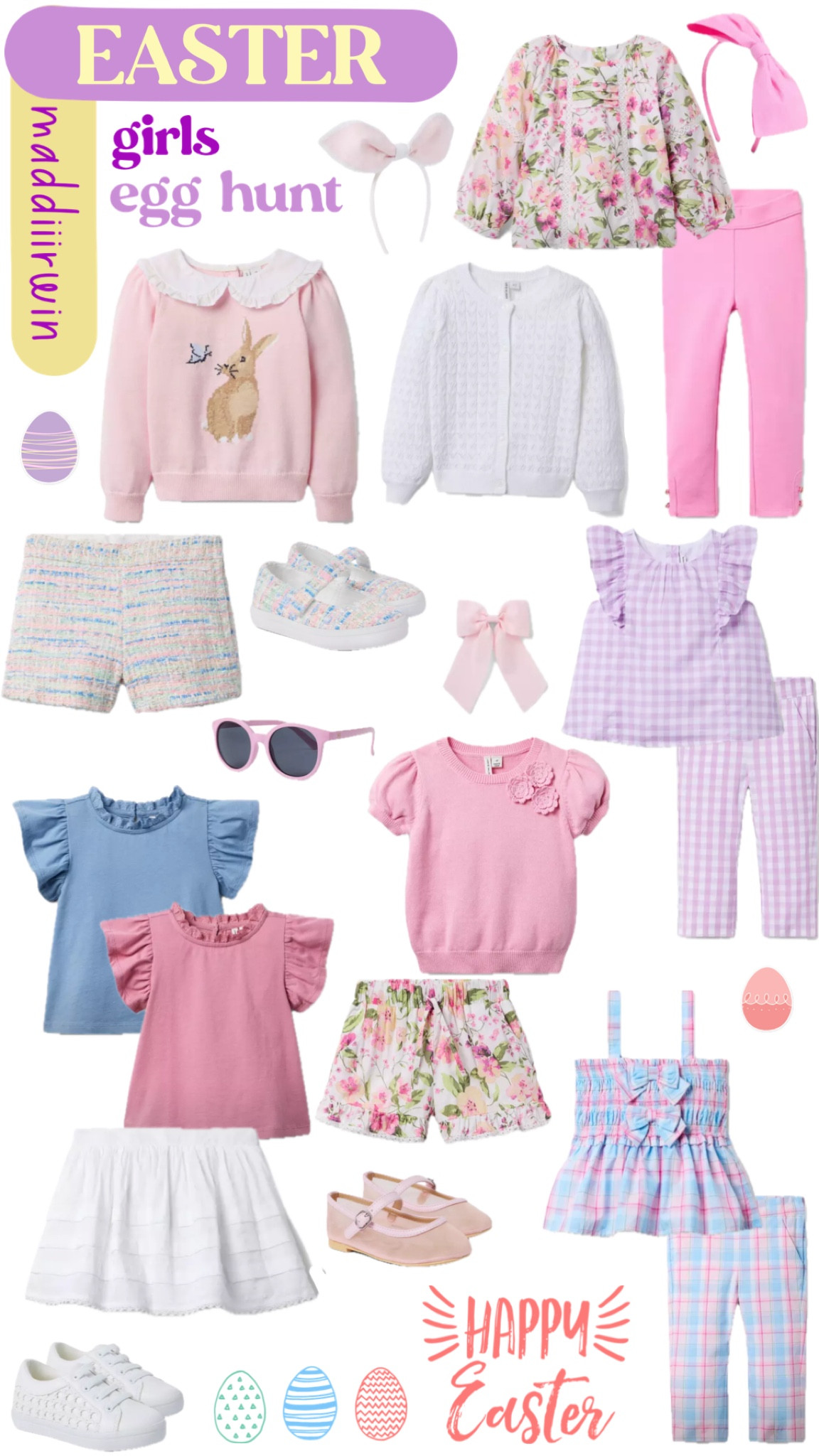 It’s so hard to narrow down my favorite egg hunt looks for girls. Give me all the bows, all the pastels, all the cute ruffles. I hope I get to be a girl mom in every life time. I also hope Lilly never gets tired of doing fashion shows for us 🙈 here’s to a fun spring season of egg hunting!

#LTKSeasonal #LTKStyleTip #LTKKids
